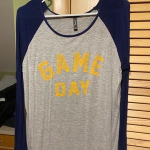 Long sleeve game day shirt